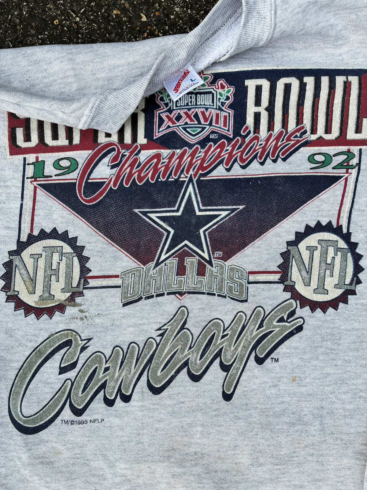 Vintage 92’ Dallas Cowboys Super Bowl Crewneck