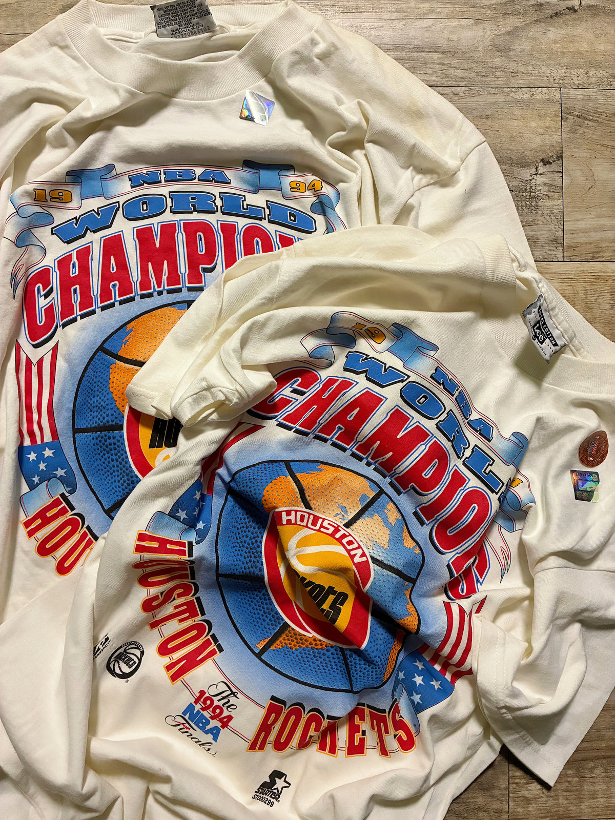 Vintage 1995 Houston rockets Championship T