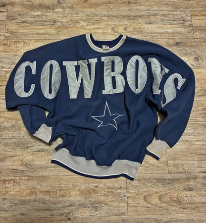 Vintage 90’s Dallas Cowboys Aop Crewneck