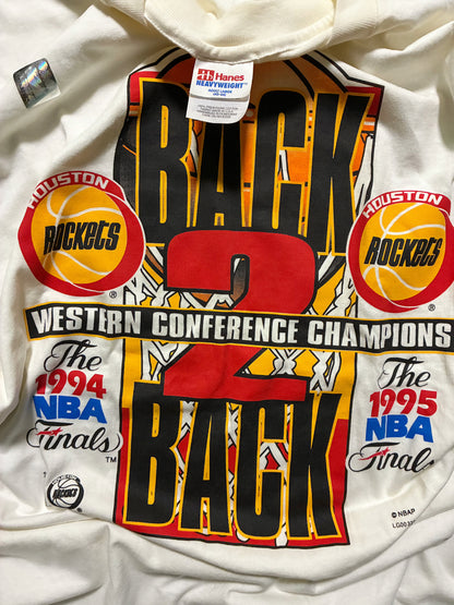 Vintage 94 ‘Houston Rockets “back to back “ T
