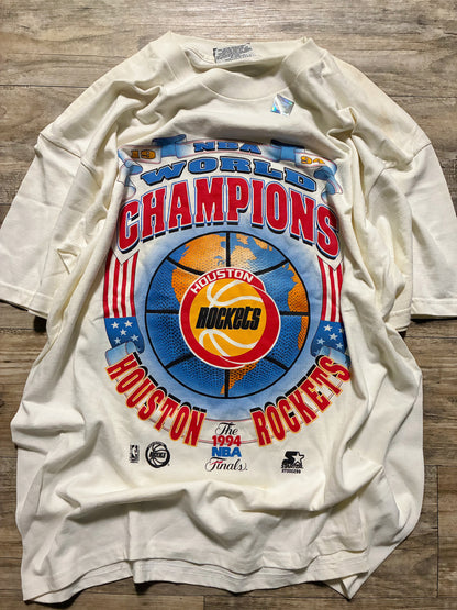 Vintage 1995 Houston rockets Championship T