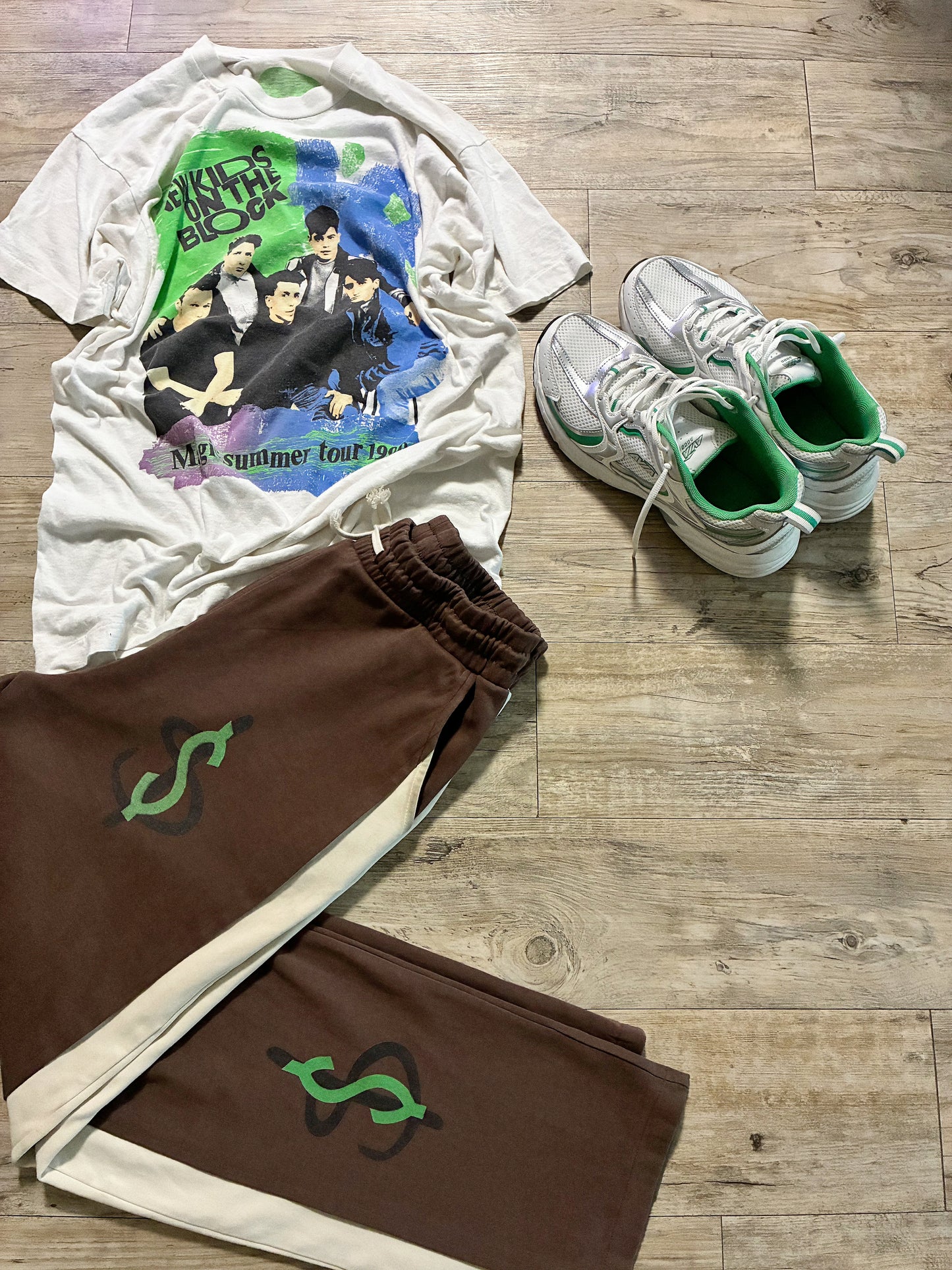 Money $ Flooded Sweatpants