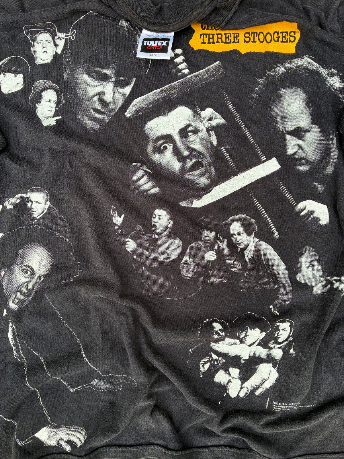 Vintage 91’ Three Stooges Movie T