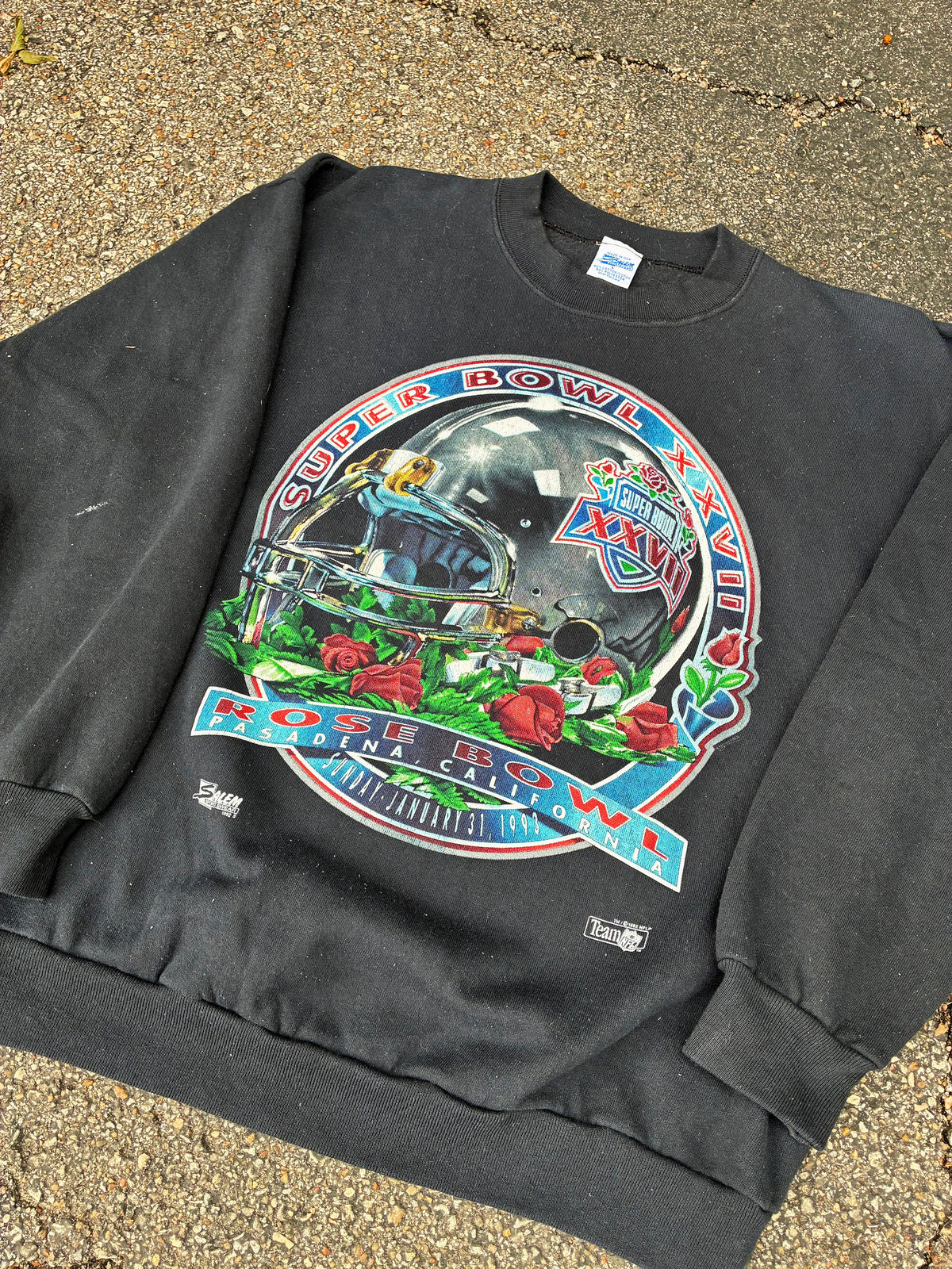 Vintage 93’ Super Bowl XXVII Black Crewneck