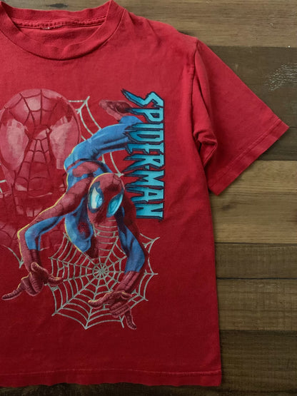 vintage 2000’s kids spider-man shirt