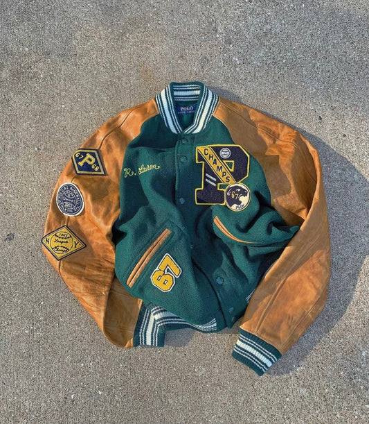 Vintage 2000’s Polo Letterman jacket