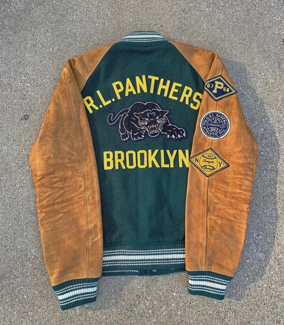 Vintage 2000’s Polo Letterman jacket